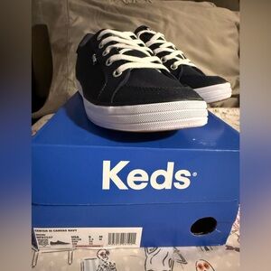 Keds Women’s Dark Blue Canvas Sneakers